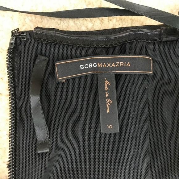 BCBGMaxAzria Layered Ruffle Strapless Dress 10 - Picture 3 of 3